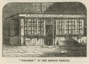 Perückenladen im Middle Temple von English School