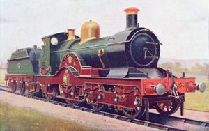 Wilkinson der Great Western Railway, Illustration aus The Book of the Locomotive von G. Gibbard Jackson, veröffentlicht 1924 von English School