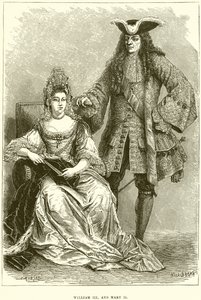Wilhelm III. und Maria II. von English School