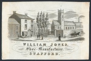 William Jones, Schuhhersteller, Visitenkarte von English School
