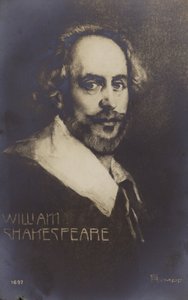William Shakespeare, englischer Dramatiker und Dichter von English School
