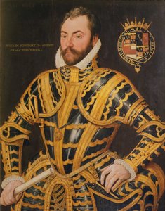 William Somerset, 3. Earl of Worcester, 1569 von English School