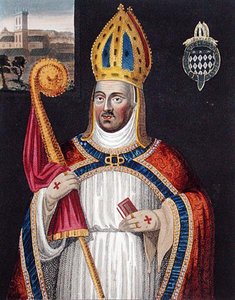 William von Wainfleet (ca.1395-1486) (nach einem Gemälde in der Bodleian Gallery)