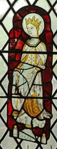 Fenster Kapelle des Edward des Bekenners, St. Katharina