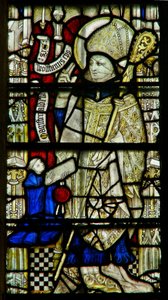 Fenster Clsty N3, Darstellung des Heiligen Wulston