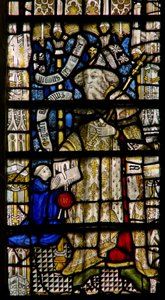 Fenster Clsty N3, Darstellung von Wilhelm dem Eroberer von English School