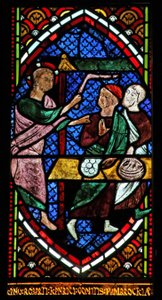 Jesus vertreibt die Händler aus dem Tempel von English School