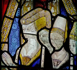 Fenster Ew zeigt Königin Elizabeth Woodville - die Töchter von von English School