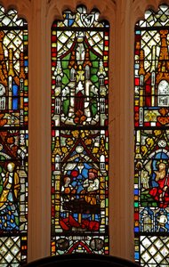 Fenster EW mit der Geburt Christi