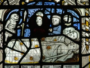 Fenster N3 zeigt die letzten fünfzehn Tage der Welt: Der Tod besucht alle