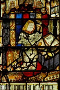 Fenster N5 mit einem Stifter - Sir Reginald Grey von English School