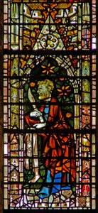 Fenster c6, Darstellung von St. Bartholomäus