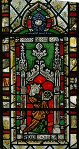 Fenster mit Darstellung von St. Katharina