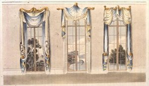 Fenstervorhänge, Platte 112 aus Ackermann