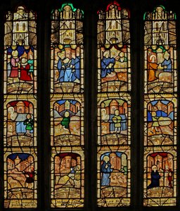Fenster Nr. 5 zeigt St. Neot Fenster