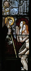 Fenster s2 mit Darstellung der Höllenfahrt Christi