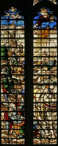 Fenster w22, Darstellung der Bekehrung des Heiligen Paulus