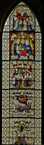 Fenster w25 mit dem Te Deum