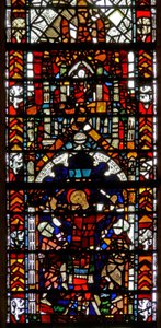 Fenster w39, Darstellung des Martyriums von St. Eleutherius von English School