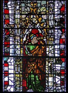 Fenster w3, Prophet Sacharja darstellend