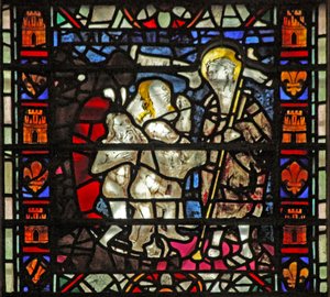 Fenster w58 mit der Höllenfahrt Christi