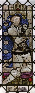 Fenster w6 zeigt einen Stifter - John Clopton
