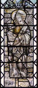Fenster w8, Darstellung der Engelshierarchie: Erzengel Raphael