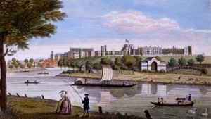 Windsor Castle von der anderen Seite der Themse, ca. 1760er Jahre von English School