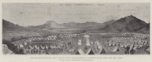 Mit der Tirah-Expeditionsstreitmacht, Vogelperspektive auf die Brigade von Brigadegeneral Ian Hamilton, Barkai-Lager, Bara-Tal von English School