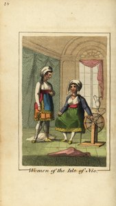 Frauen der Insel Nio oder Ios, Griechenland