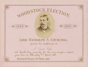 Woodstock-Wahl 1880 von English School