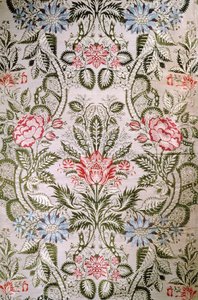 Gewebte Seide, ca. 1720