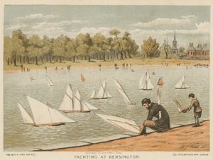 Segeln in den Kensington Gardens von English School
