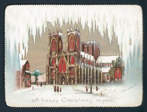 York Minster im Winter, Weihnachtskarte