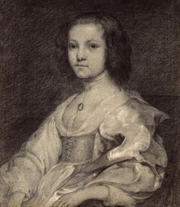 Junge Frau im Kostüm, ca. 1630 von English School