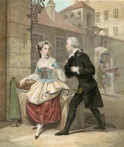 Junger Mann im Gespräch mit jungem Mädchen von English School