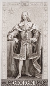 Georg II. (1683-1760) aus `Illustrationen der englischen und schottischen Geschichte