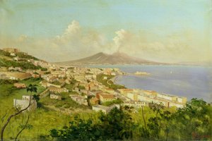 Blick auf die Bucht von Neapel von Enrico Pistilli