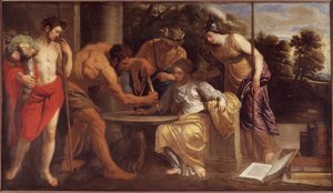 Arbeit und Beständigkeit, 1640 von Erasmus Quellinus the Younger
