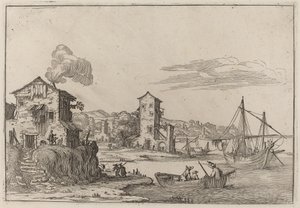 Rustikaler Hafen von Ercole Bazicaluva