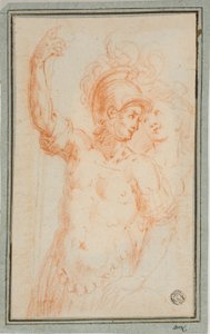 Römischer Soldat und Frau von Ercole Procaccini the younger
