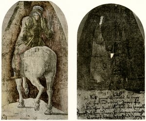 Reiterfigur für die Garganelli-Kapelle in Bologna von Ercole de Roberti