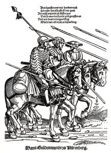 Militärkampagne der Landsknechte