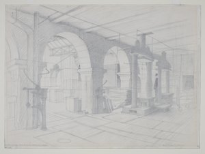Ein Packladen, Bradford von Eric Gill