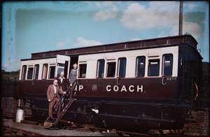 Fairbourne Bahnhof, Fairbourne, Gwynedd, Wales, UK von Eric Maybank
