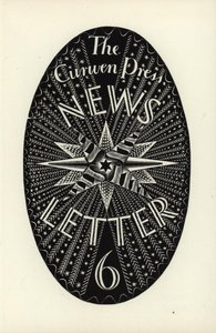 Entwurf für The Curwen Press News-Letter, Nummer 6, 1934