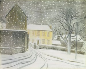 Halstead Road im Schnee