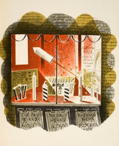 Zeitungshändler, Illustration aus 