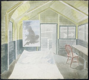 Der Operationsraum, ca. 1941-42 von Eric Ravilious