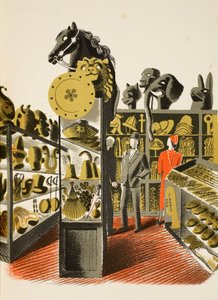Theaterkostüm- und Requisitenverleih, Illustration aus 